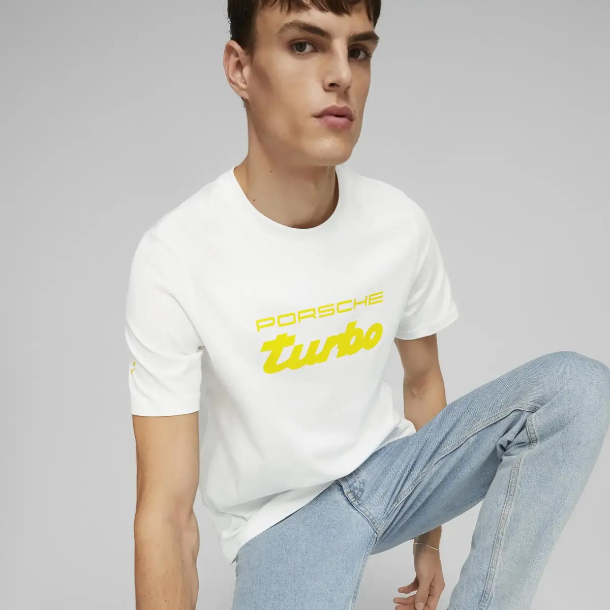 Puma PL Logo Tee Beyaz Erkek/Unisex T-Shirt