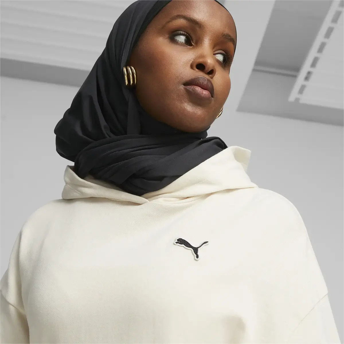 Puma BETTER ESSENTIALS Hoodie Bej Kadın Hoodie