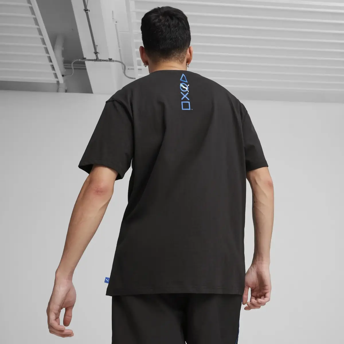 PUMA X PLAYSTATION Tee Siyah Erkek T-Shirt