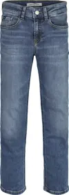 Calvin Klein REG STRAIGHT ESS MID Erkek Mavi Kot Pantolon
