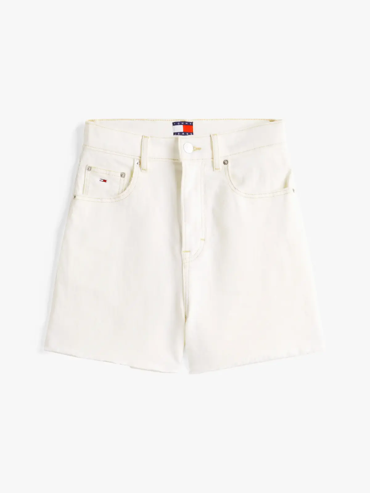 Tommy Hilfiger MOM SHORT BI8194, 1CE Krem Kadın Şort