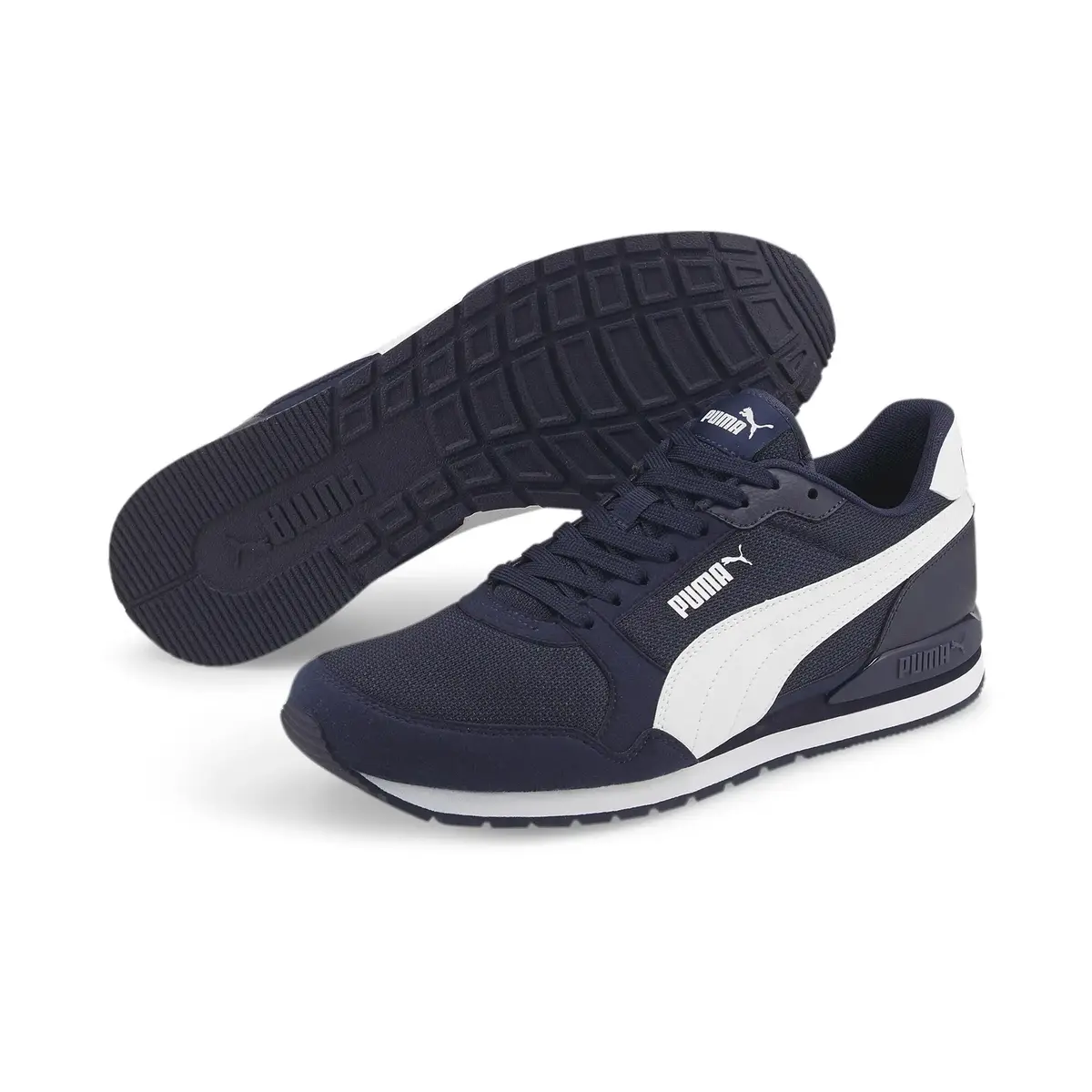 Puma ST Runner v3 Mesh Lacivert Erkek Günlük Spor Ayakkabı