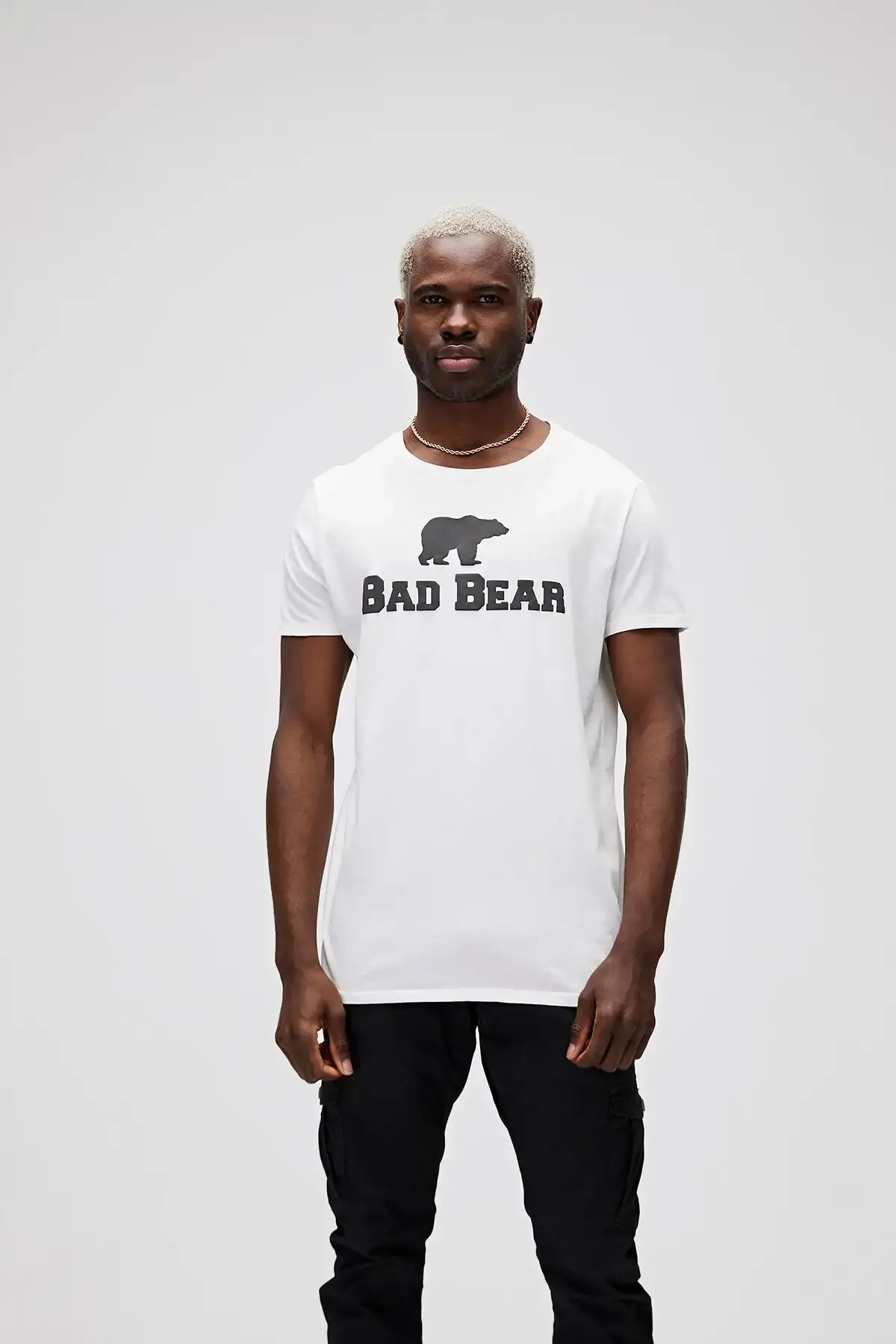 BAD BEAR BAD BEAR TEE Erkek Beyaz T-Shirt