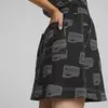 Puma Downtown Aop Mini Skirt Siyah Kadın Mini Etek