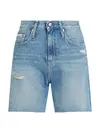 Calvin Klein BERMUDA SHORT Mavi Kadın Bermuda Şort