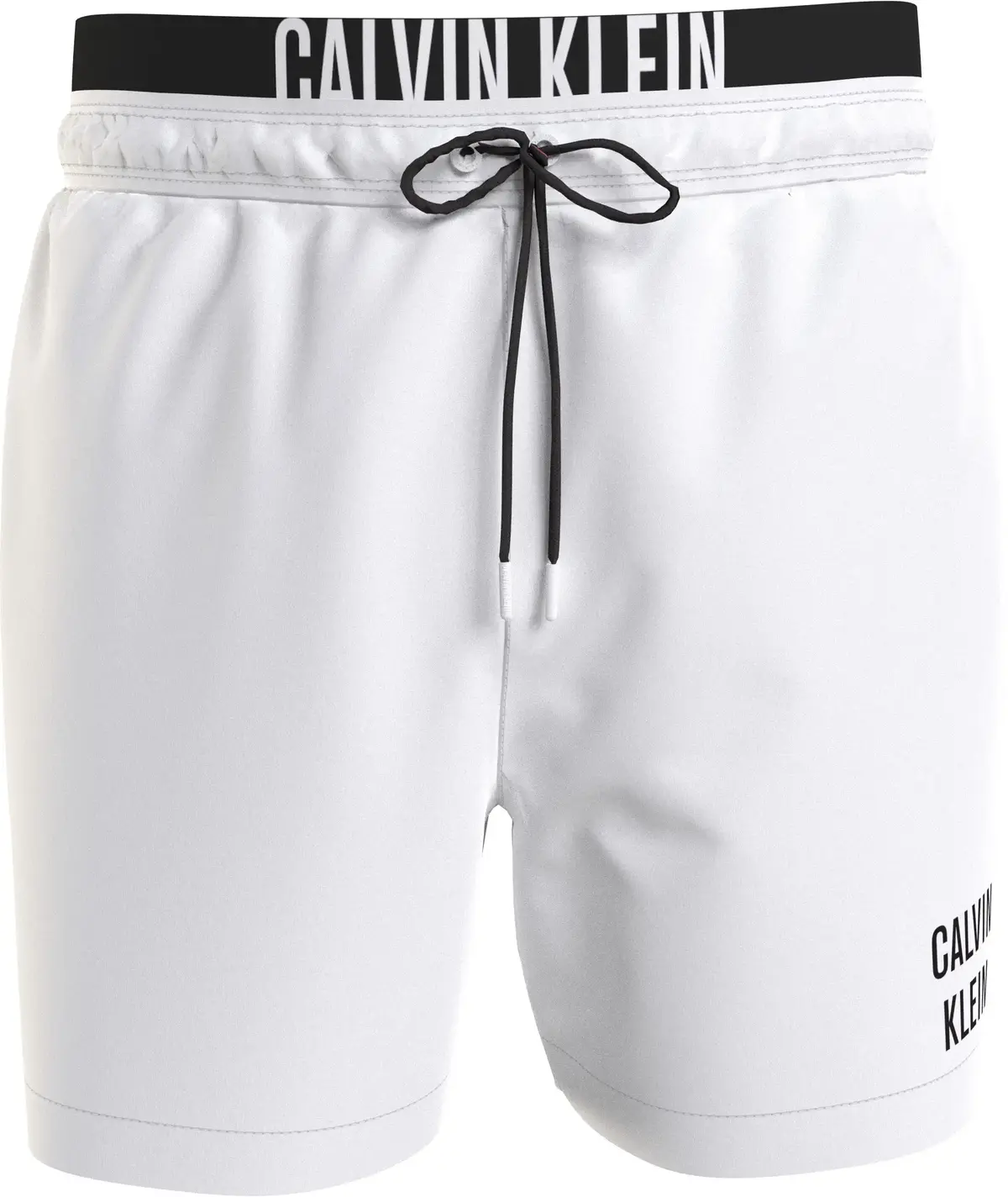 Calvin Klein MEDIUM DOUBLE WB-NOS Erkek Beyaz Deniz Şortu