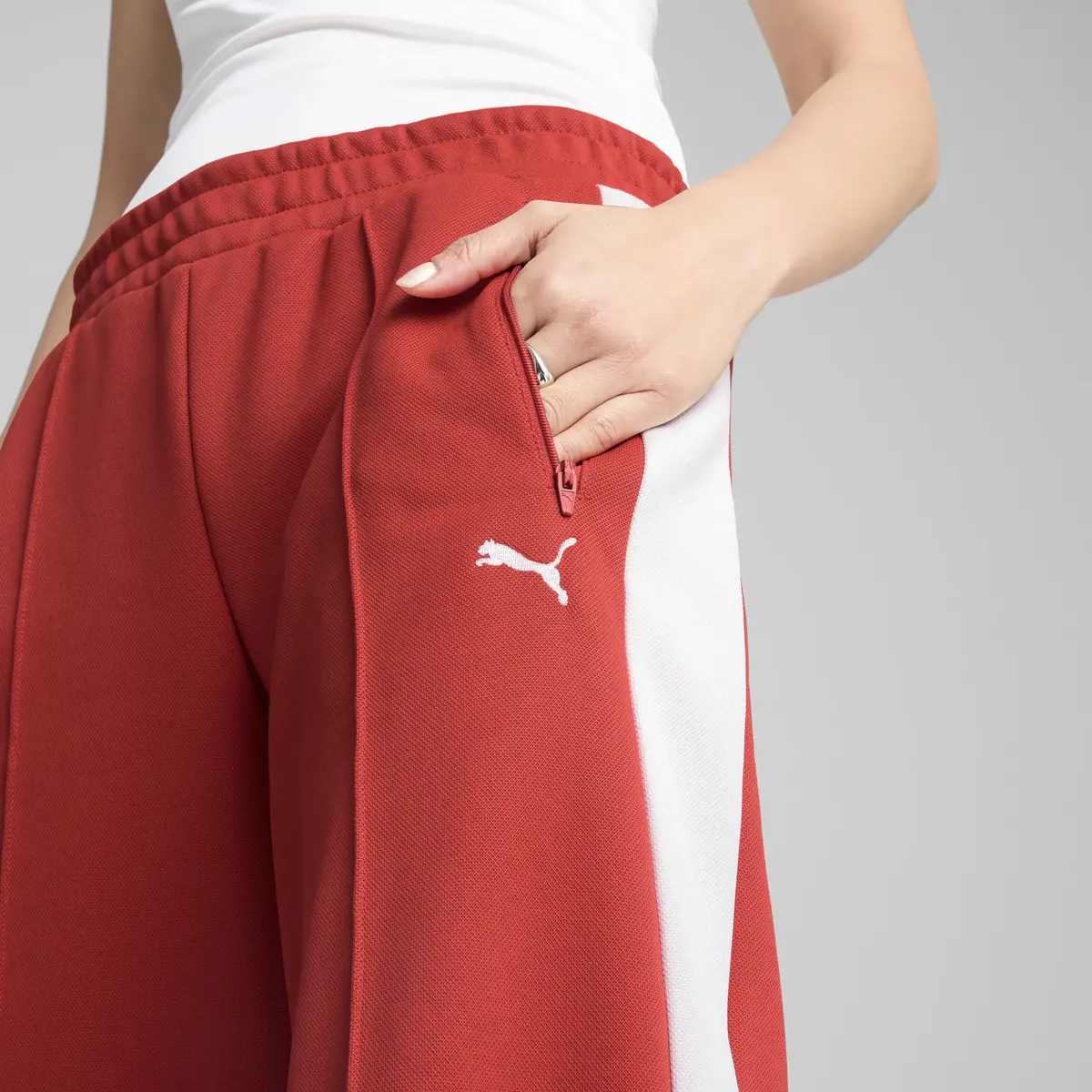 PUMA T7 Low Rise Track Pants Kırmızı Kadın Eşofman Altı