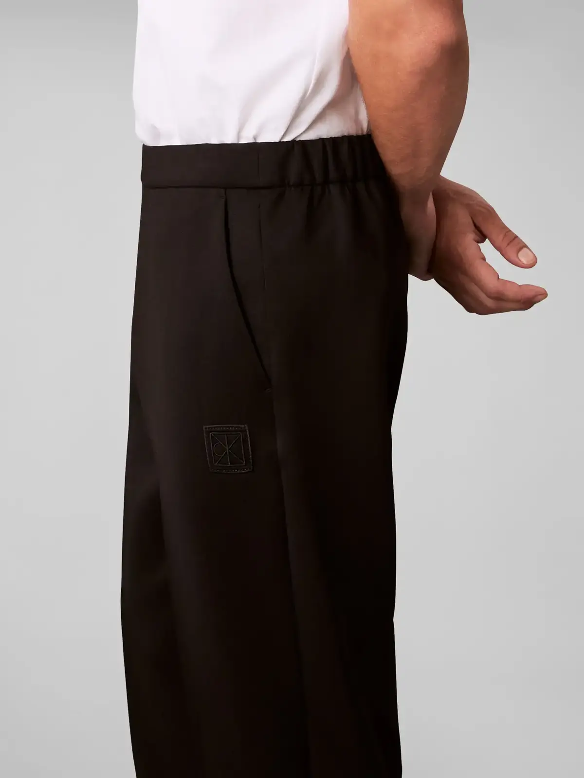 Calvin Klein HEAVY TRICOT PANT Siyah Erkek Pantolon
