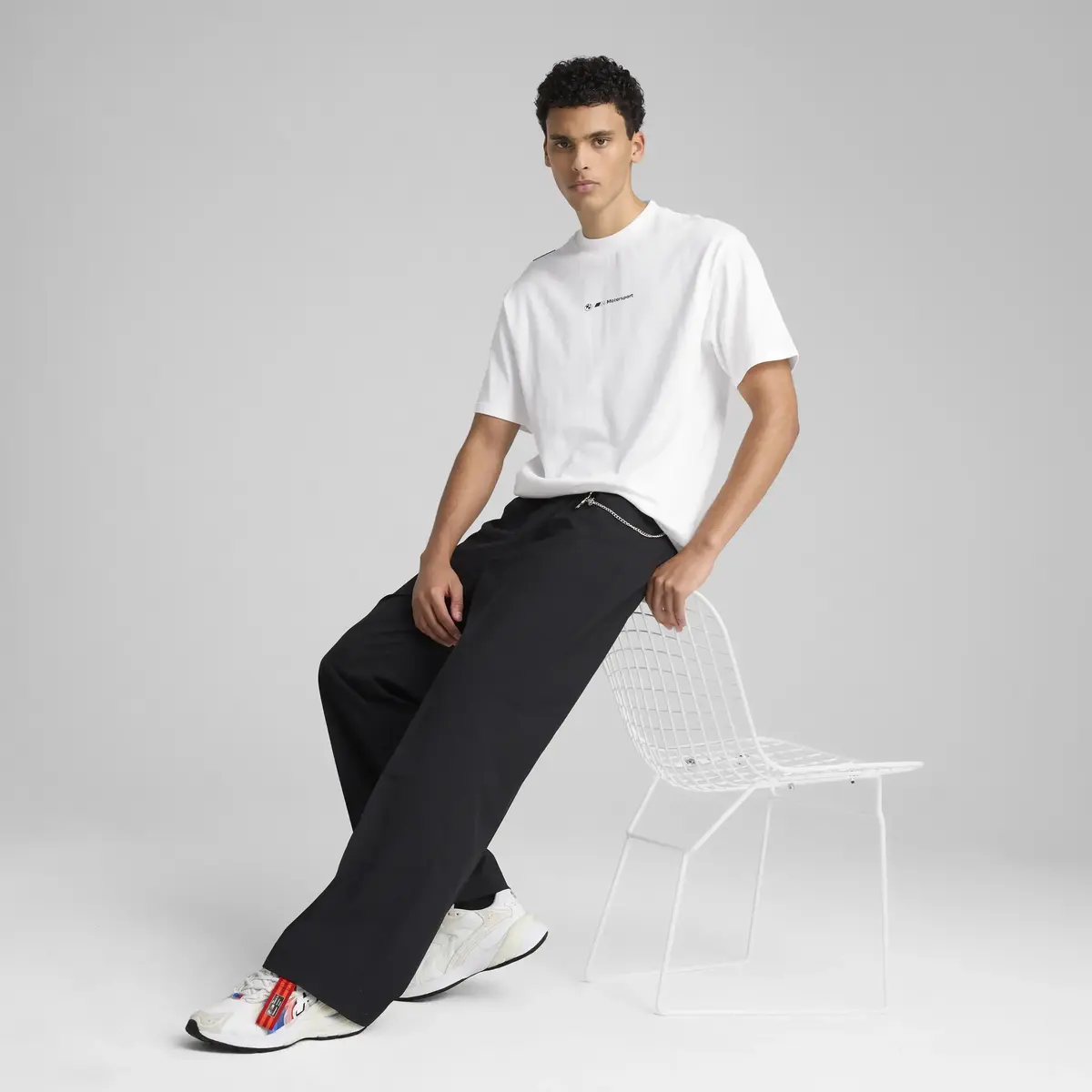 PUMA BMW MMS LIFESTYLE CAR TEE Beyaz Erkek T-Shirt