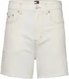 Tommy Hilfiger MOM SHORT BI8194, 1CE Krem Kadın Şort