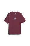 Puma DOWNTOWN Relaxed Graphic Tee Kırmızı Kadın T-Shirt