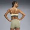 Puma MOVE STRONG BRA - LOW Sarı Kadın Sütyen & Bralet