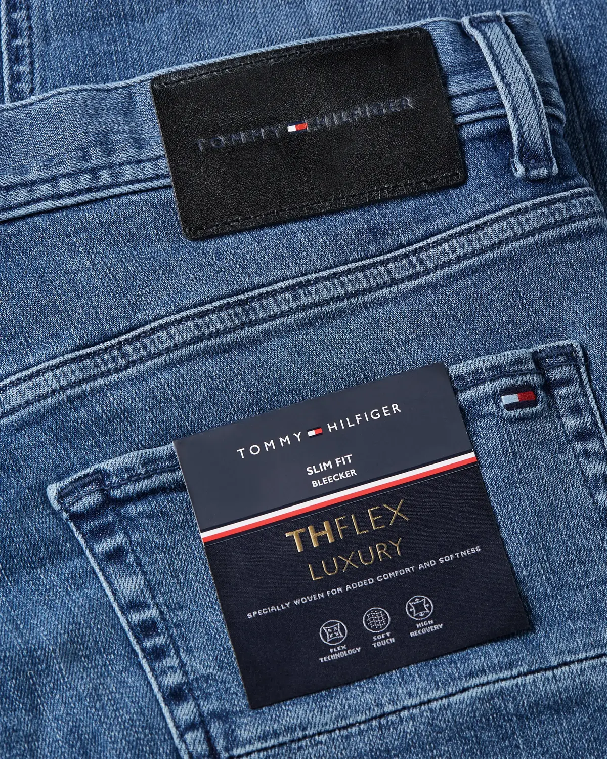 Tommy Hilfiger SLIM BLEECKER SSTR M, 1BE Mavi Erkek Jean Pantolon