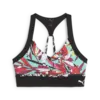 PUMA 4KEEPS TROPICAL AOP LGLN BRA Siyah Kadın Spor Sütyeni