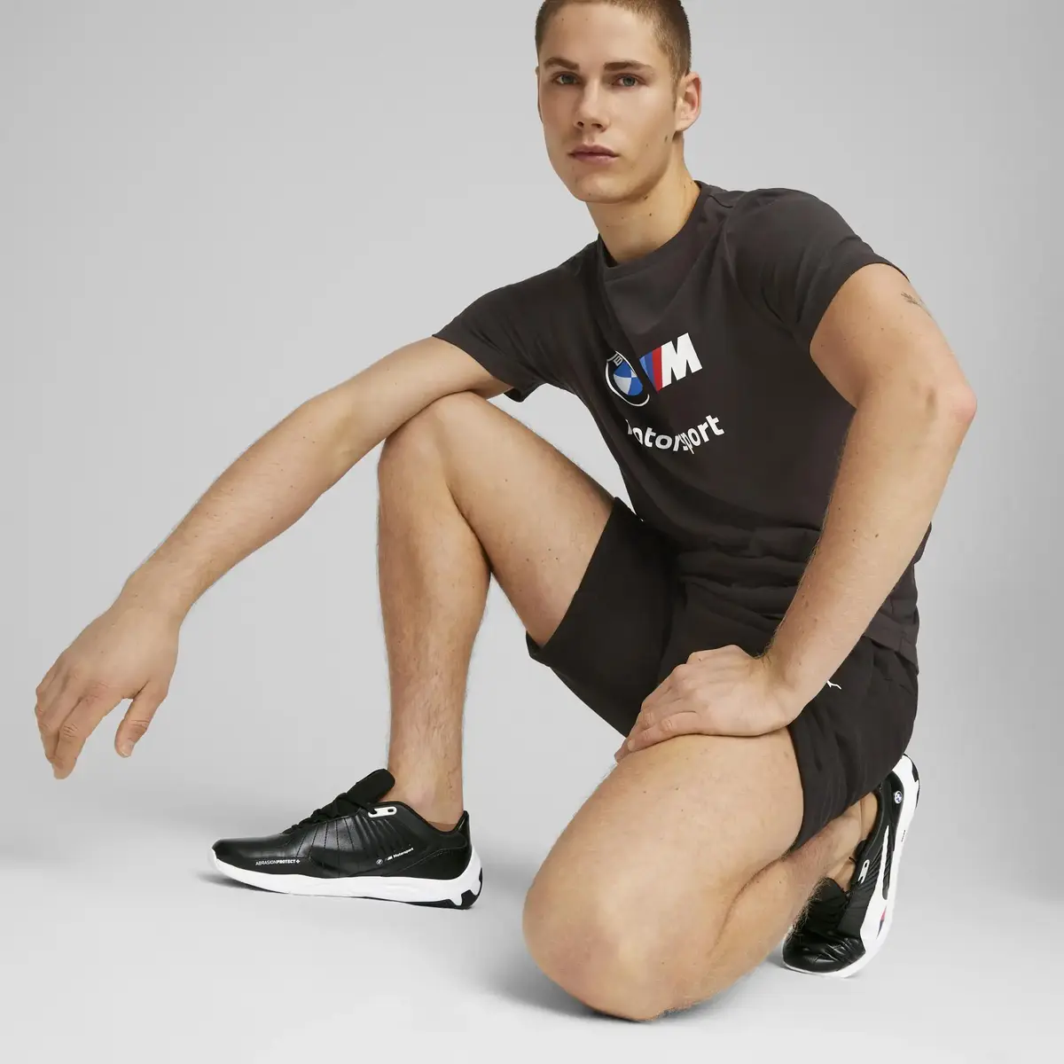 Puma BMW MMS ESS Logo Tee Siyah Erkek/Unisex T-Shirt