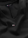 Tommy Hilfiger TJW ESSENTIAL RIB BO, BDS Siyah Kadın Elbise-Etek