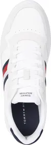 Tommy Hilfiger LIGHT CUPSOLE LTH MI, 0K6 Beyaz Erkek Spor Ayakkabı & Sneaker