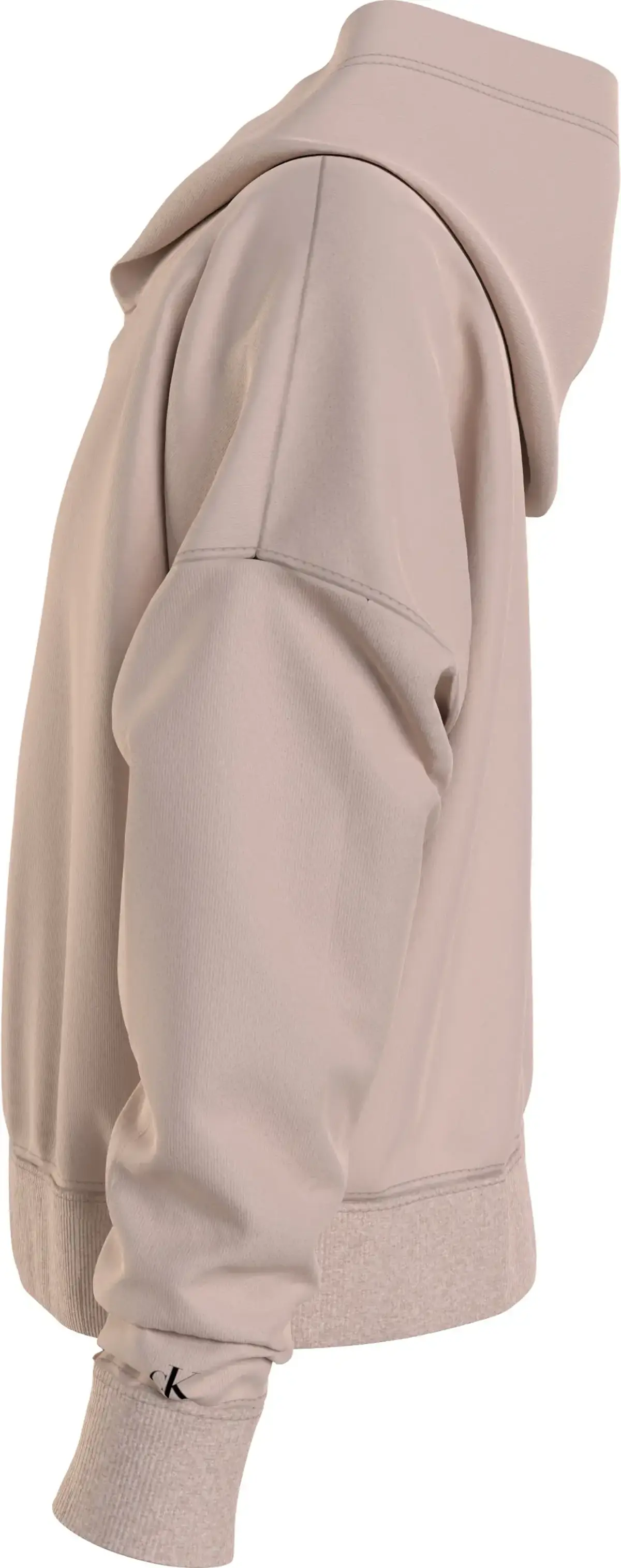 Calvin Klein CKJ LOGO BOXY HOODIE Kadın Kahverengi Hoodie