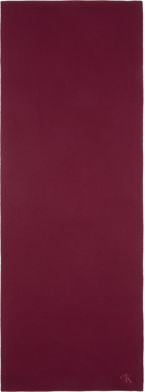 Calvin Klein CK FINE RIB SCARF Kırmızı Erkek Atkı