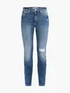 Calvin Klein SLIM TAPER Erkek mavi Kot Pantolon