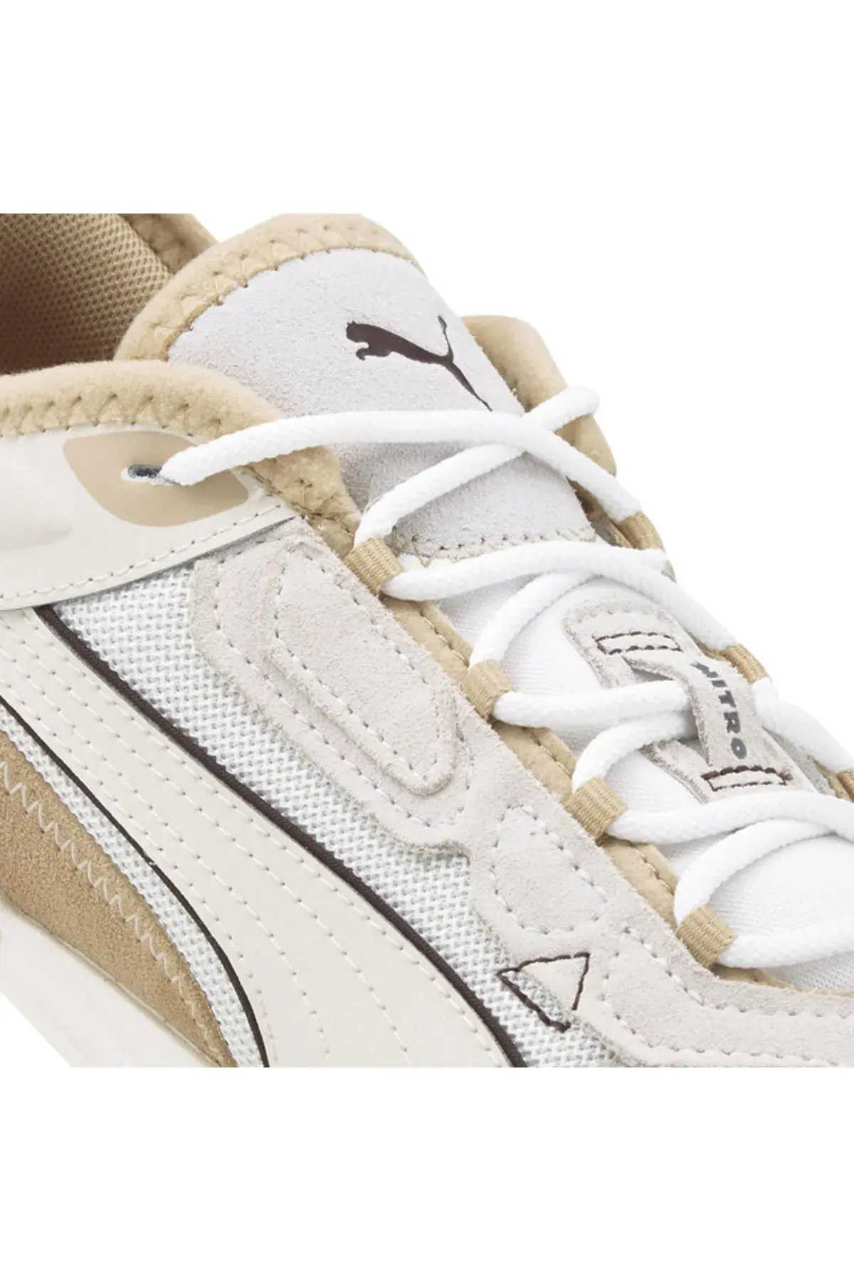 Puma Extent Nitro Heritage Kırık Beyaz Kadın Günlük Spor Ayakkabı