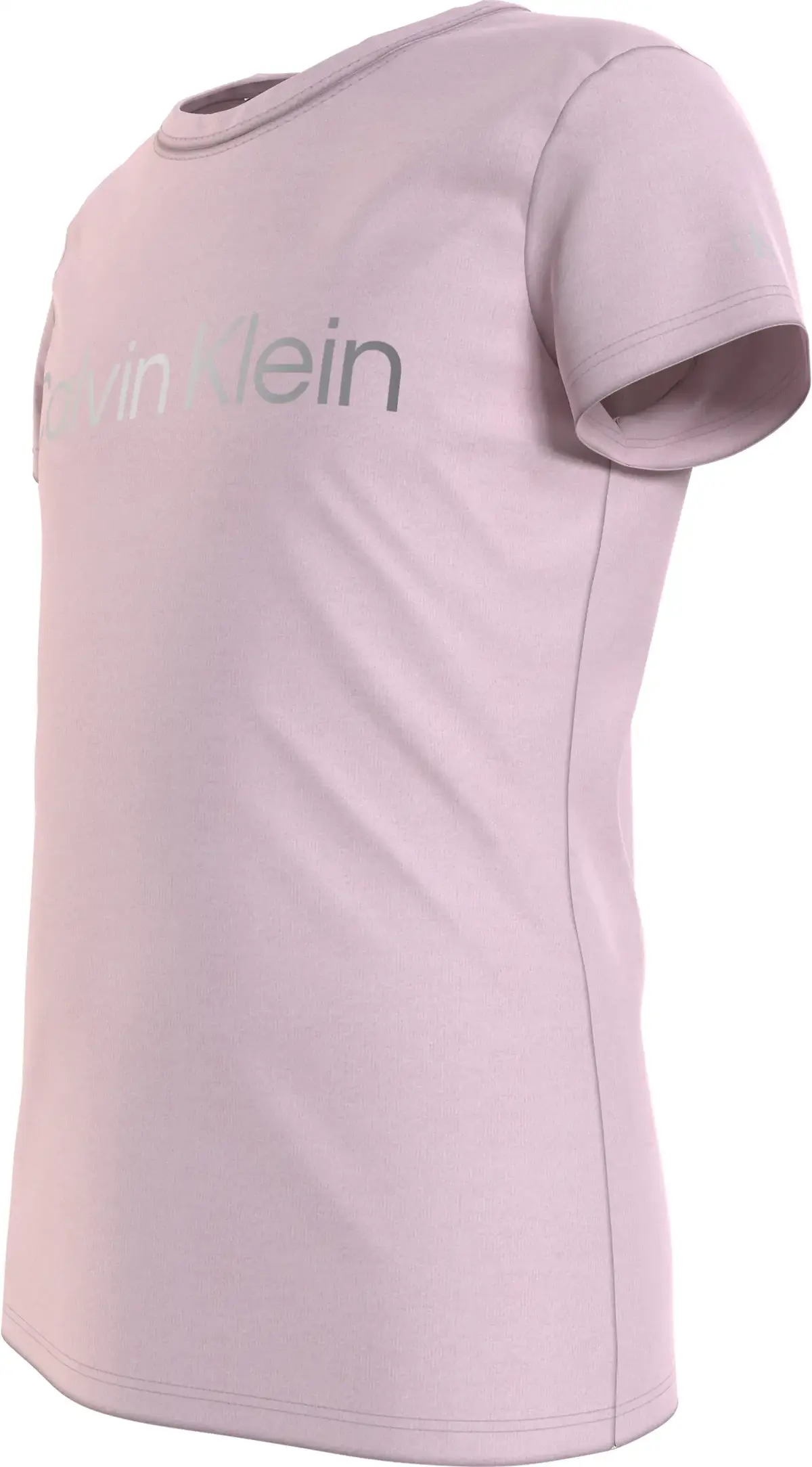 Calvin Klein INST SILVER LOGO SLI Kadın Pembe T-Shirt