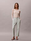 Calvin Klein STRAIGHT LEG STRETCH, 3Q0 Gri Kadın Pantalon
