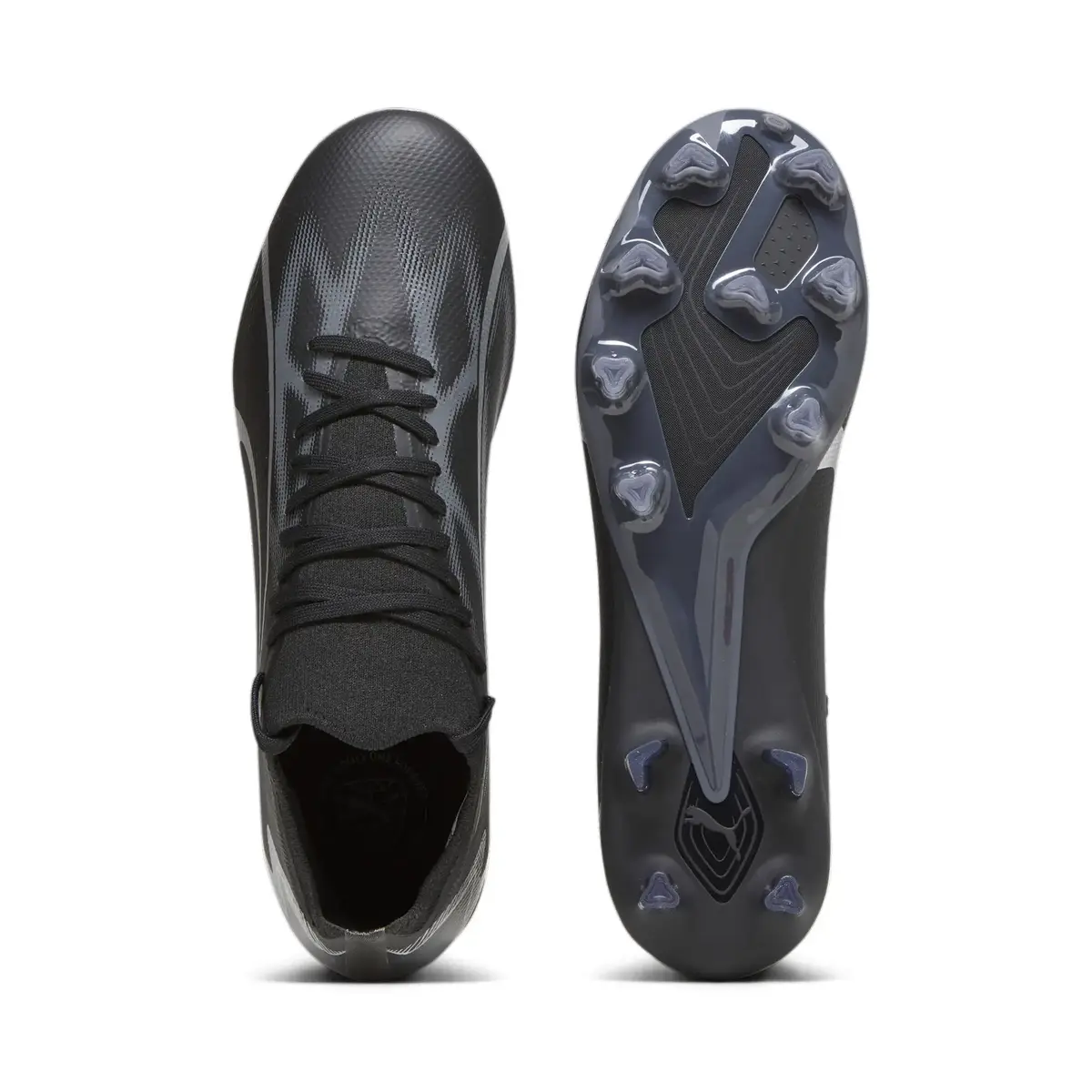 Puma Ultra Match Fg/Ag Puma Black-Asphalt Siyah Erkek Krampon