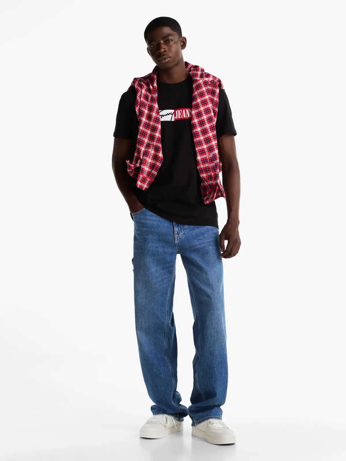 Tommy Hilfiger TJM SLIM ENTRY GRAPH, BDS Siyah Erkek T-Shirt & Polo