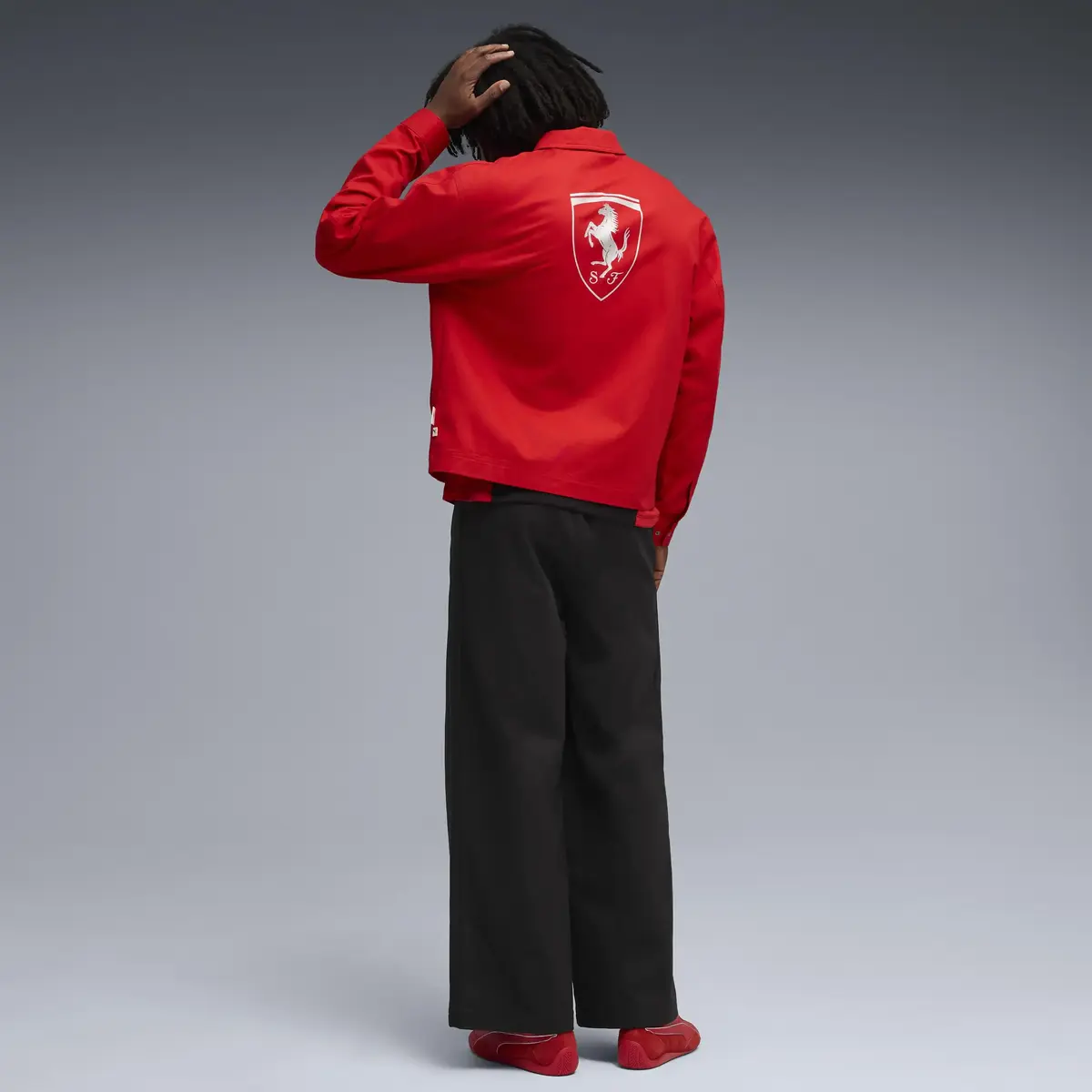 Puma Ferrari Lifestyle Jacket Kırmızı Erkek Fermuarlı Ceket