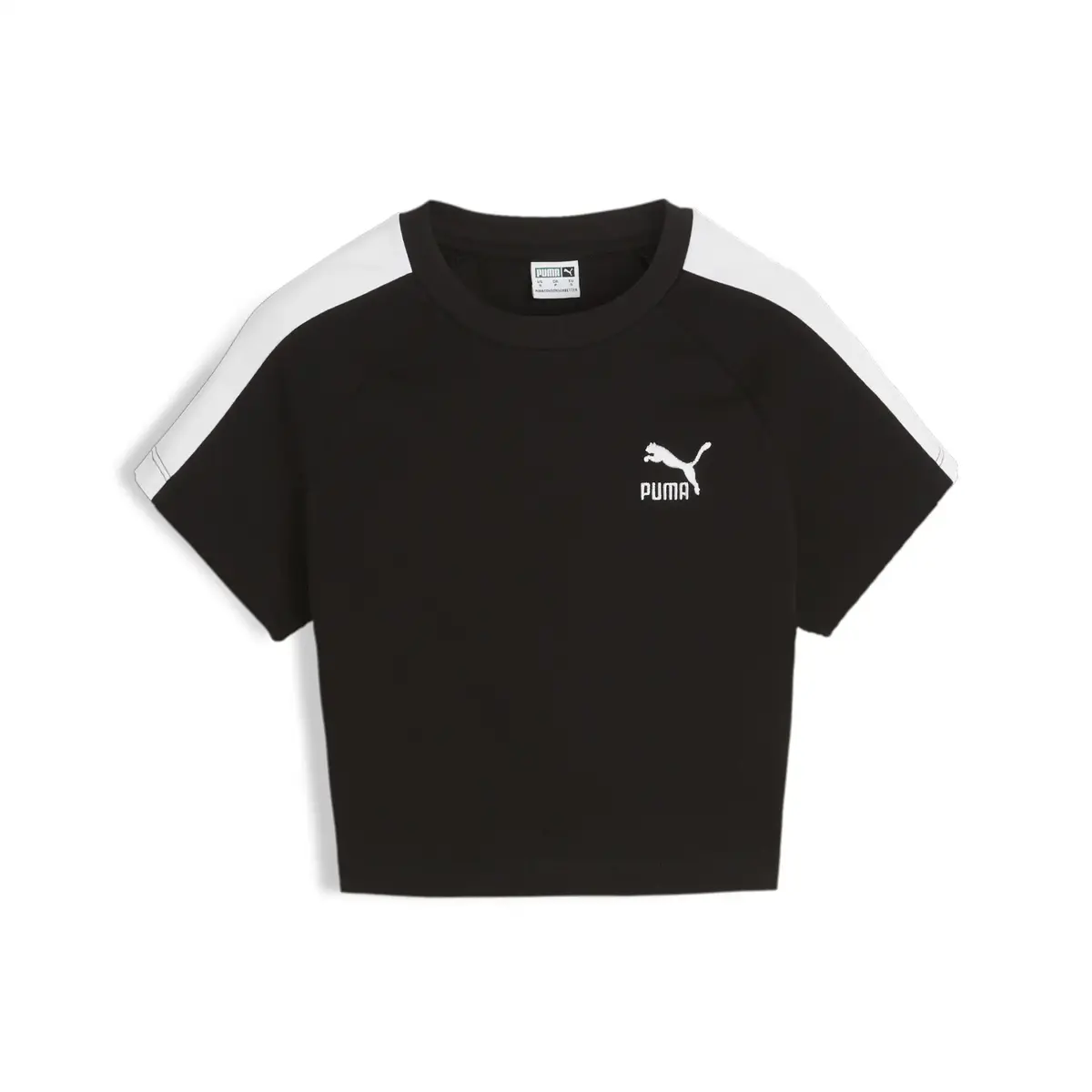 Puma ICONIC T7 Baby Tee Siyah Kadın T-Shirt