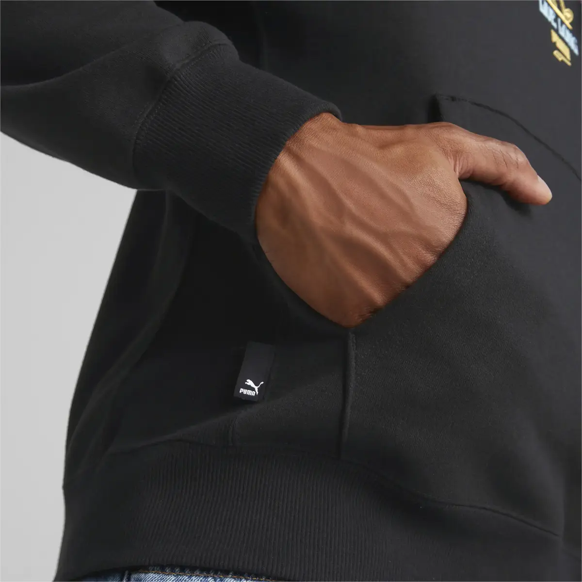 Puma Downtown Graphic Hoodie Siyah Erkek Sweatshirt