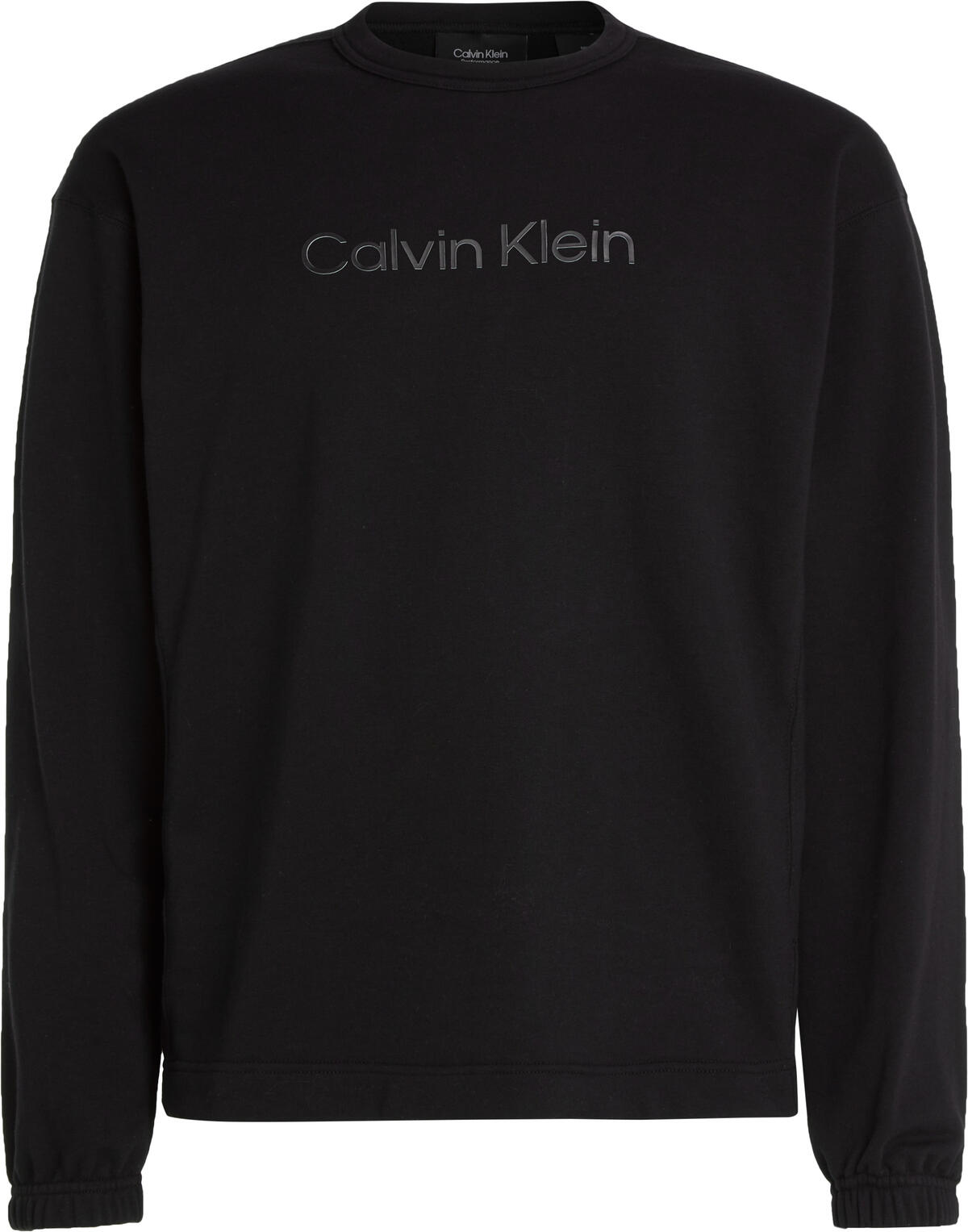 Calvin Klein PW - PULLOVER Erkek Siyah Sweatshirt