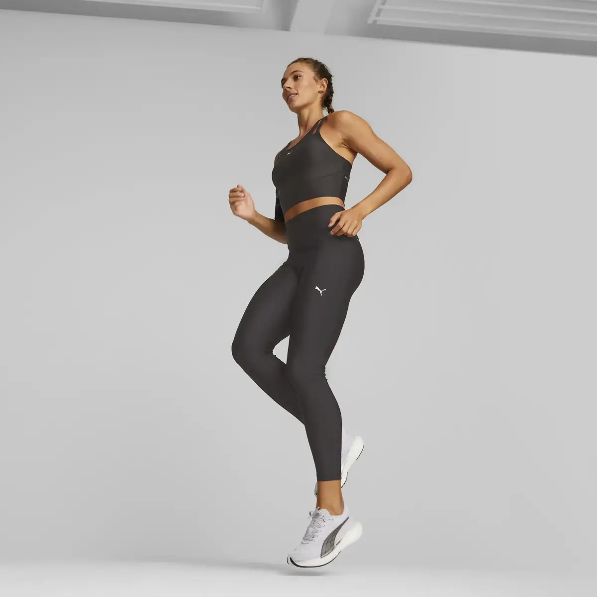 Puma RUN ULTRAFORM CROP TANK W Siyah Kadın Tank / Kolsuz Üst