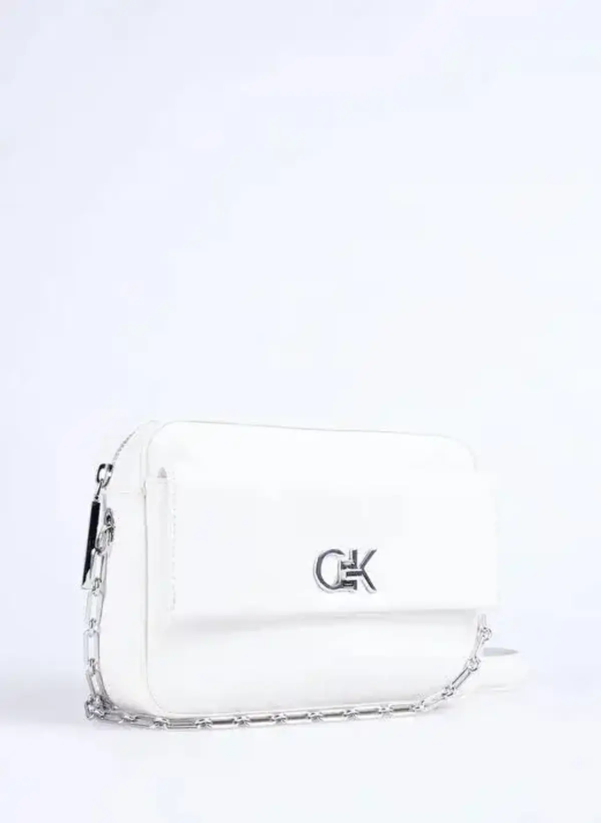 Calvin Klein CK RE-LOCK POCKET CAMERA BAG Beyaz Kadın El Çantası
