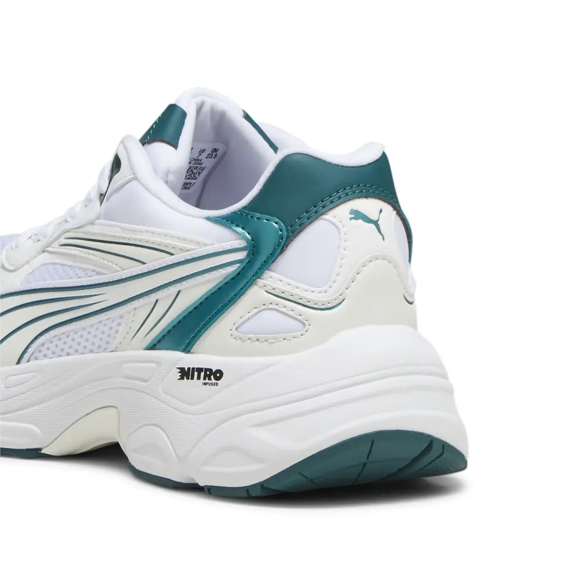 Puma Teveris Nitro Metallic Wns Beyaz Kadın Günlük Spor Ayakkabı