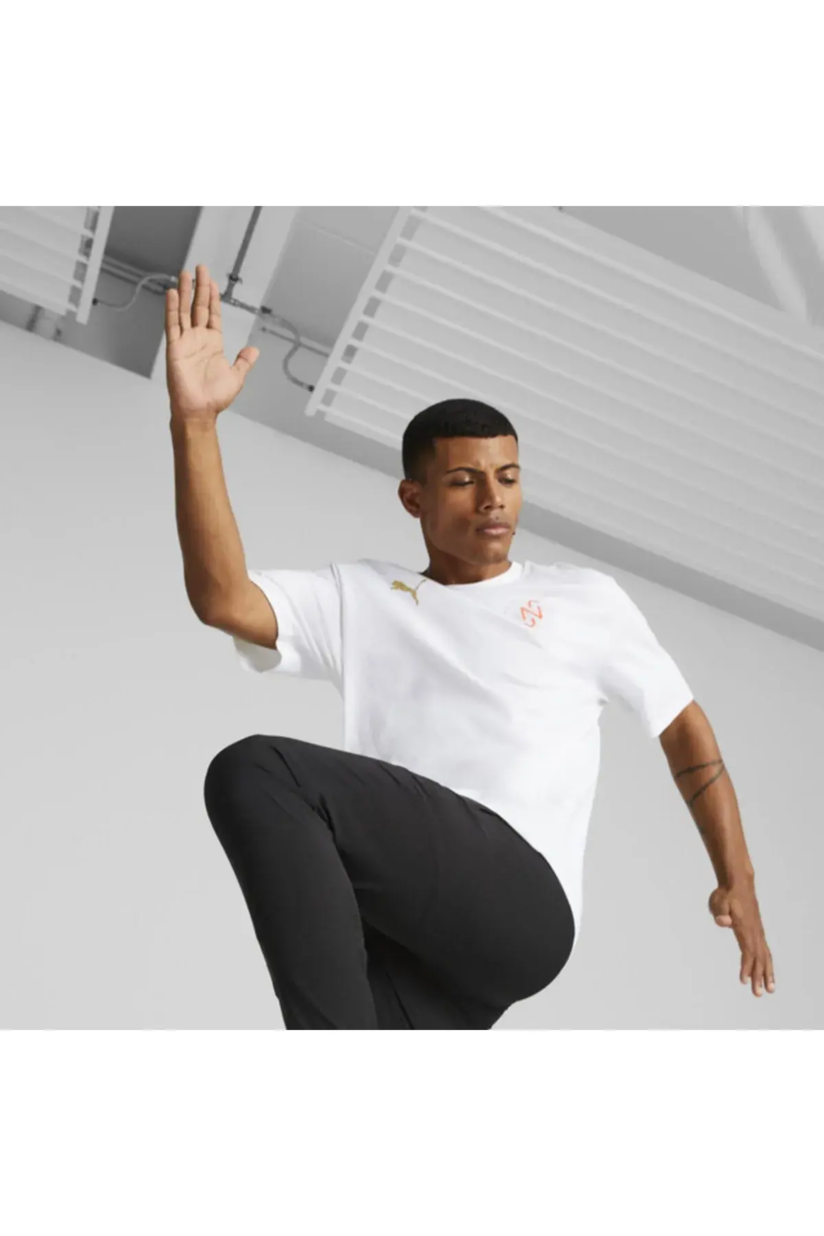 Puma Neymar Jr Diamond Graphic Tee Beyaz Erkek T-Shirt