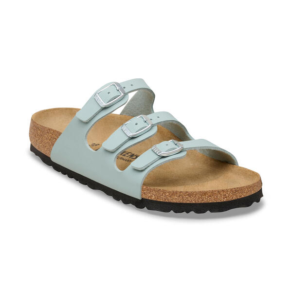 Birkenstock FLORIDA BF Turkuaz Kadın Çok Bantlı Terlik