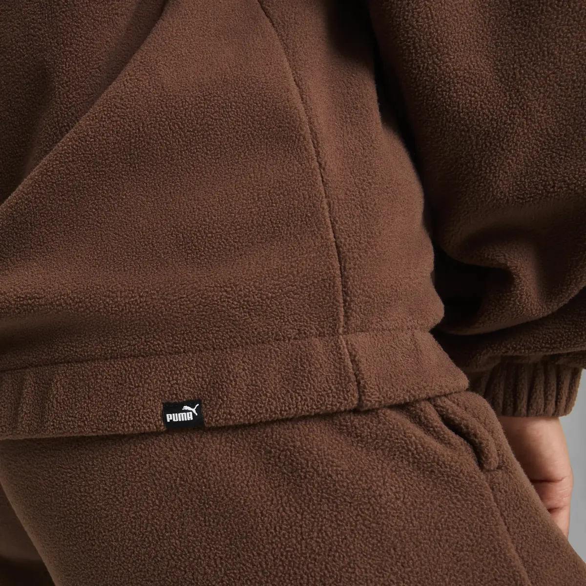 Puma ESS ELEVATED Hoodie Kahverengi Kadın Sweatshirt