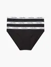 Calvin Klein BIKINI 3PK Kadın Siyah Bikini Külot Set