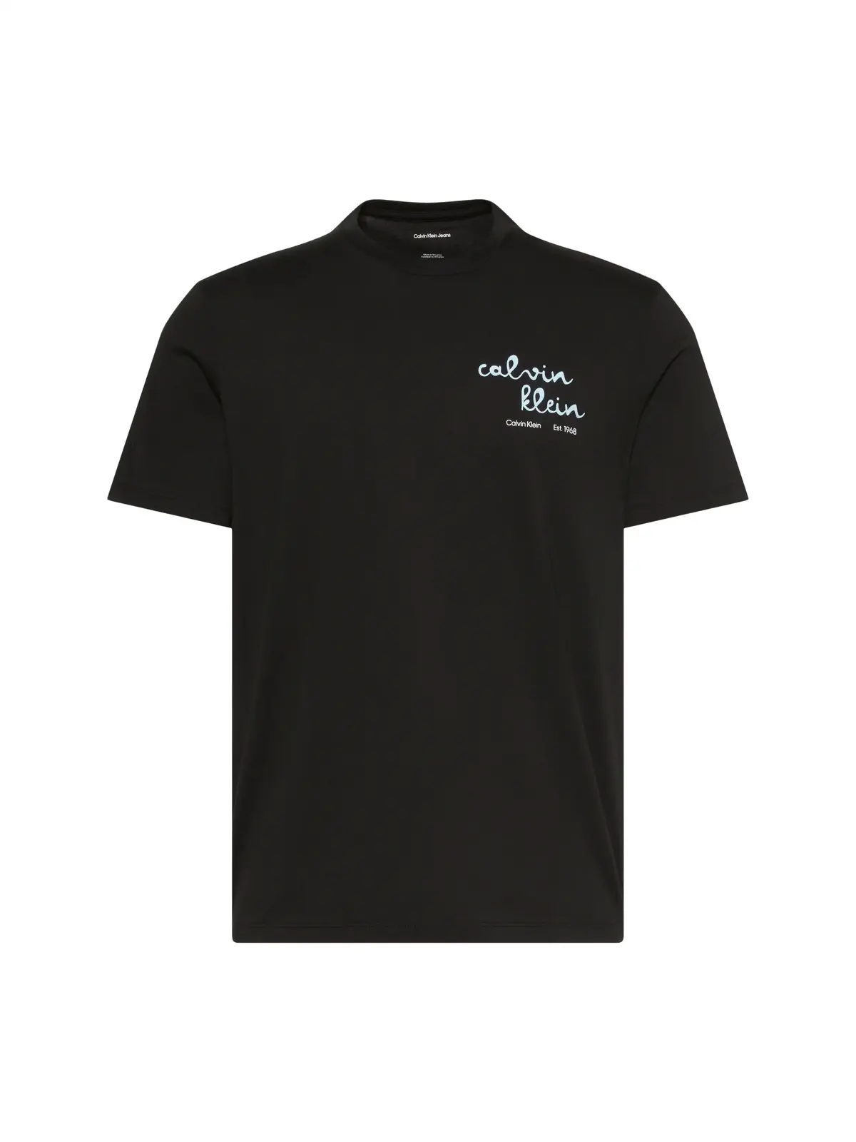 Calvin Klein SS 30S EU CK TRVL Siyah Erkek Tişört