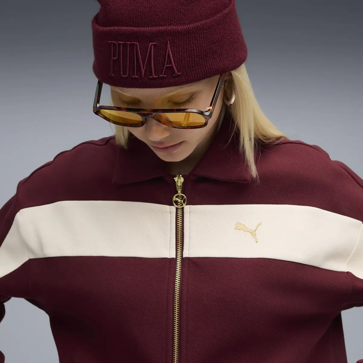 Puma T7 Relaxed Track Jacket Kırmızı Kadın Ceket