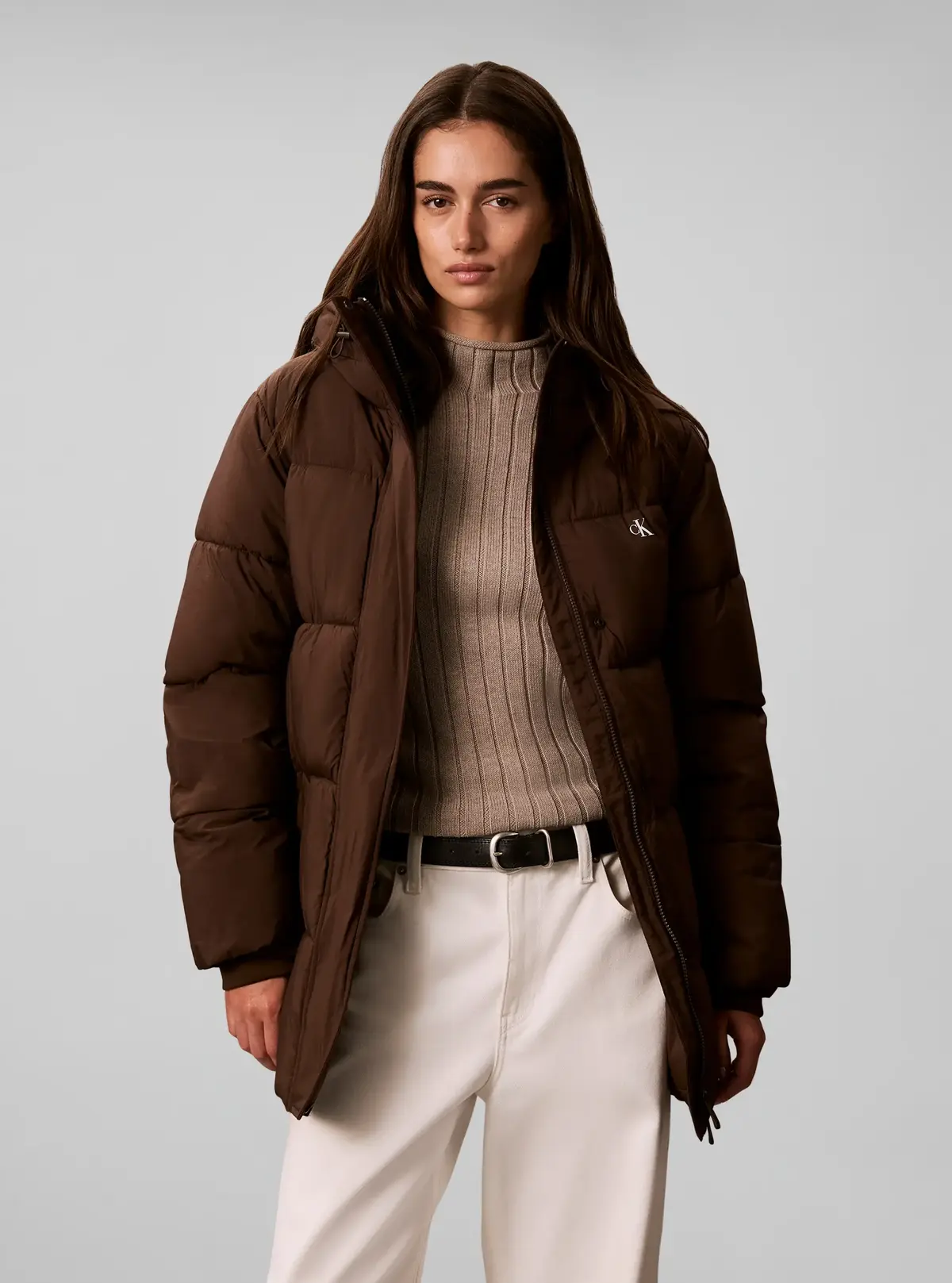BELTED MIDWEIGHT PUF, WFM