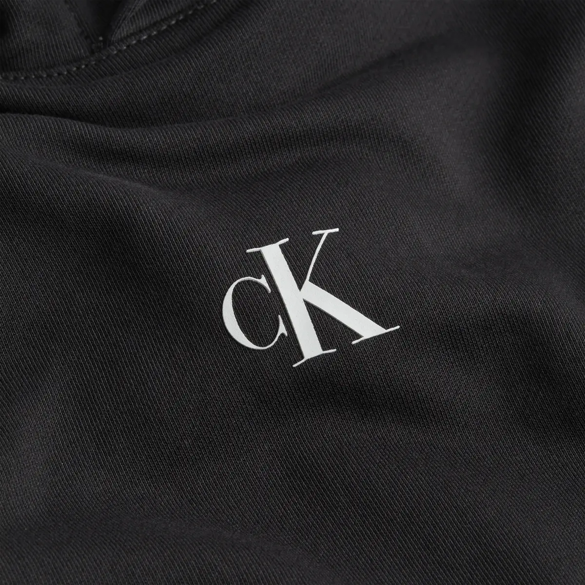 Calvin Klein STRIPE CK COLORBLOCK Erkek Siyah Hoodie