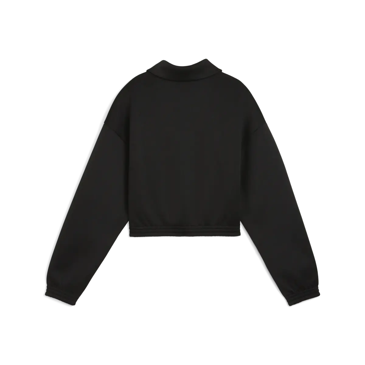 Puma Relaxed Cropped Track Jacket Siyah Kadın T-Shirt & Polo