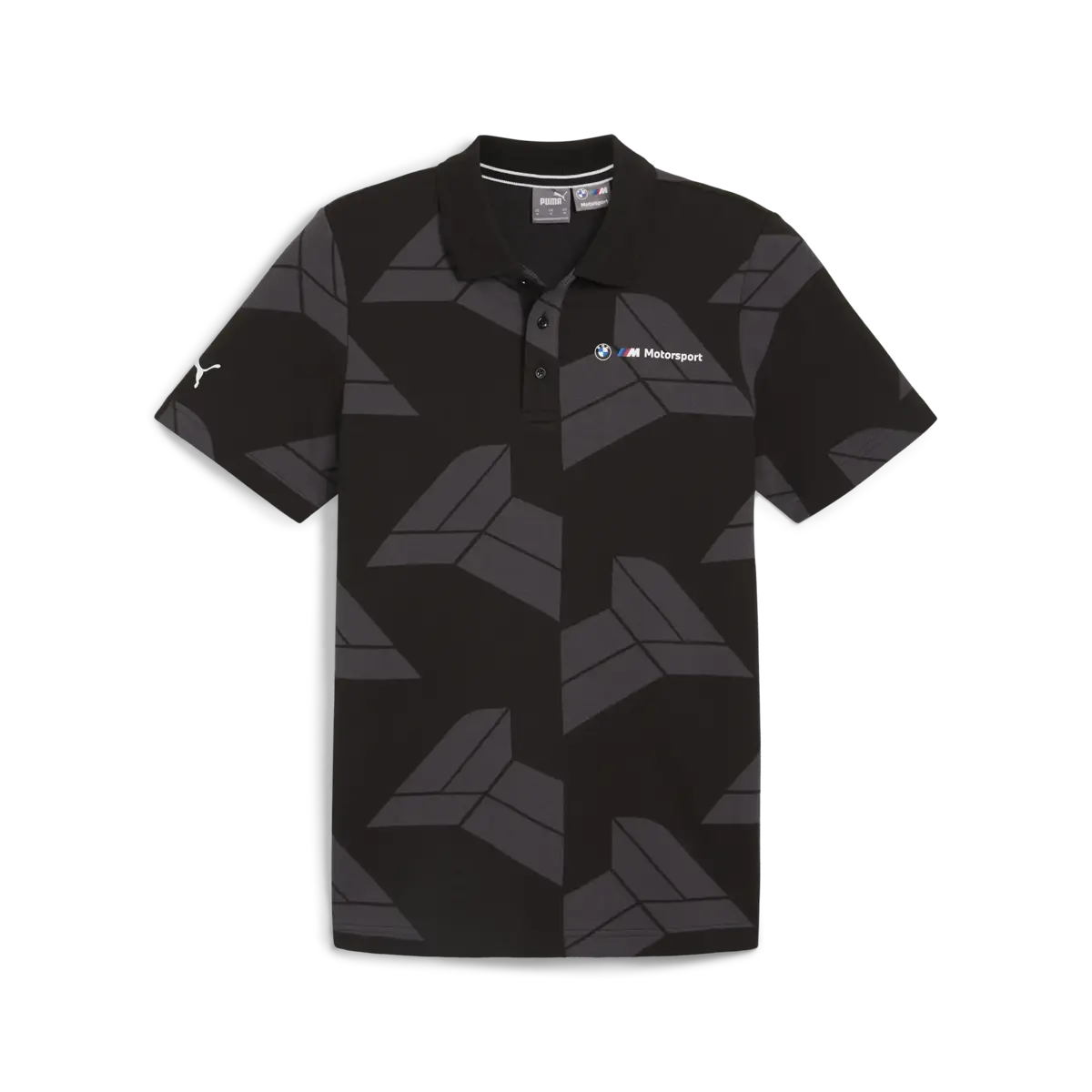 Puma BMW MMS JAQUARD POLO Siyah Erkek T-Shirt