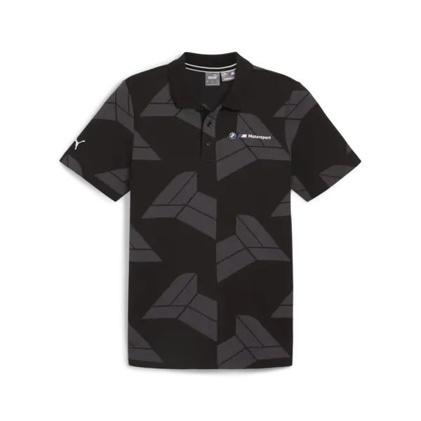 Puma BMW MMS JAQUARD POLO Siyah Erkek T-Shirt