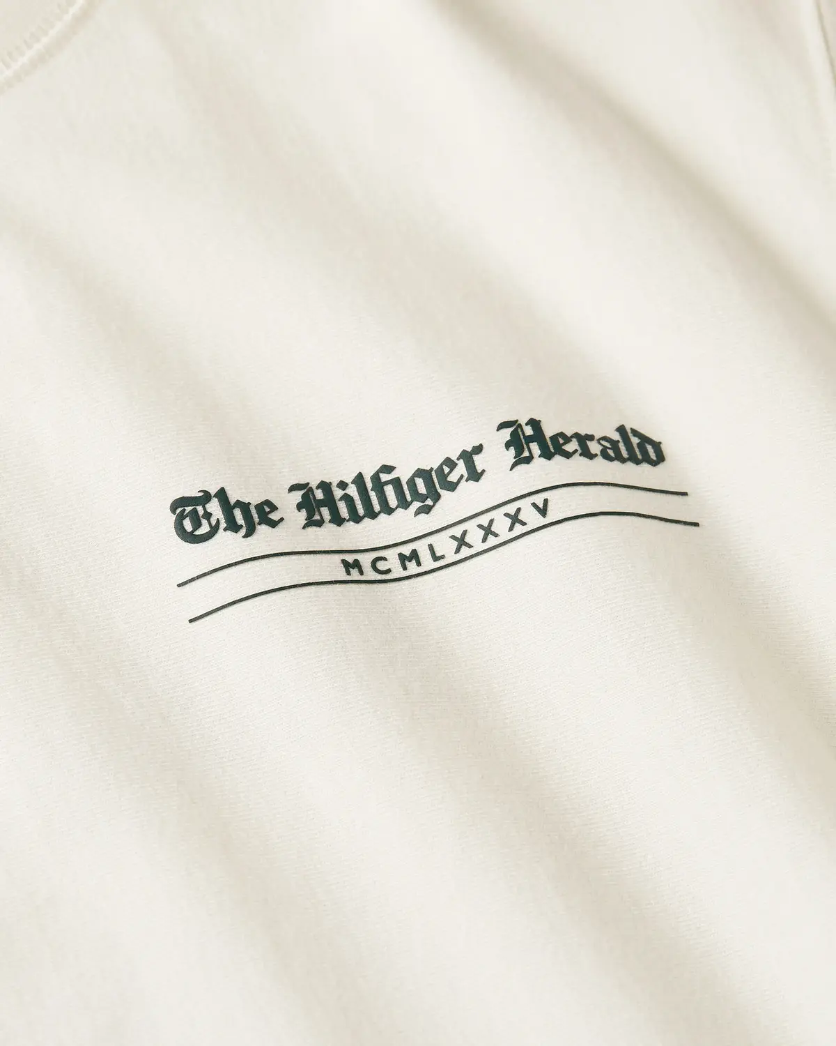 Tommy Hilfiger HILFIGER HERALD BACK, Z00 Krem Erkek T-Shirt & Polo