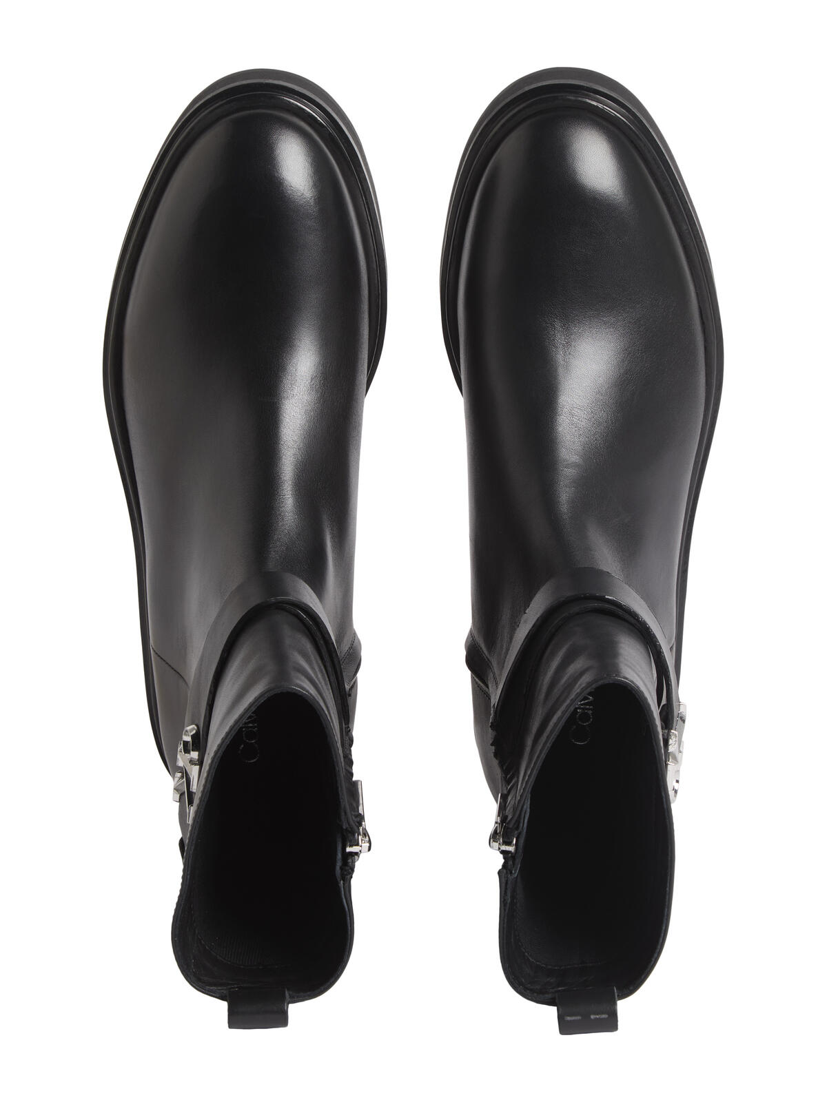 Calvin Klein ANKLE BOOT W/ METAL LOGO Siyah Kadın Bot Calvin Klein ANKLE BOOT W/ METAL LOGO Siyah Kadın Bot