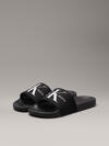 Calvin Klein SLIDE MONOGRAM CO Erkek Siyah Terlik